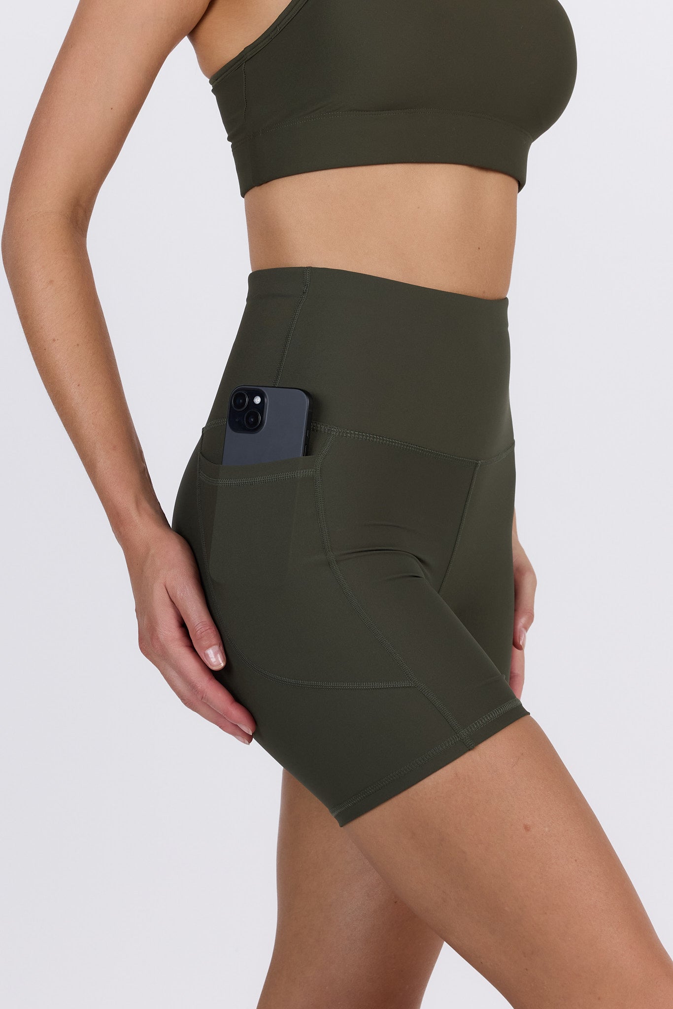 dk active SHORTS Activate | Next Level 5" Short Khaki