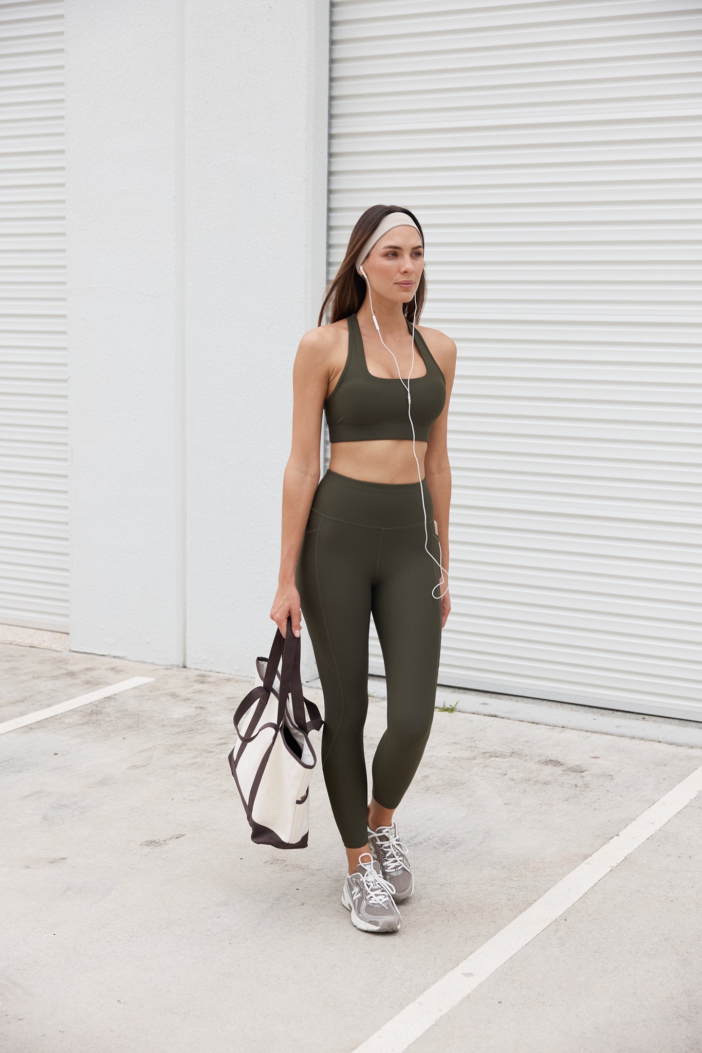 dk active TIGHTS Activate | Next Level 7/8 Tight Khaki