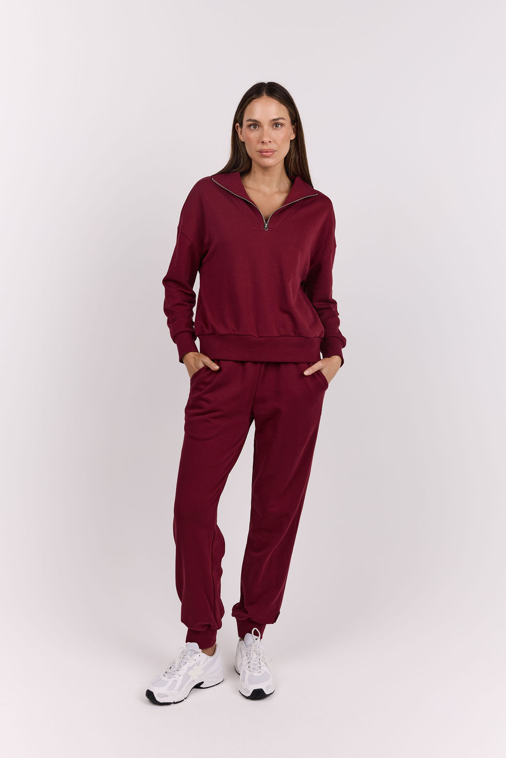 dk active Pants Commotion Cuff Sweatpant Burgundy