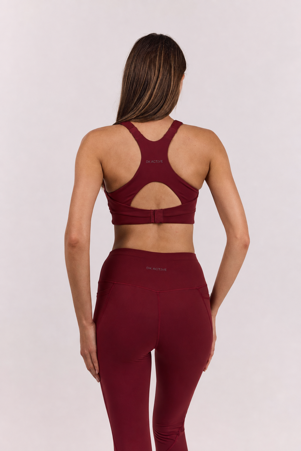 dk active Sports Bras Core Comfort | Hi-Support Bra Burgundy