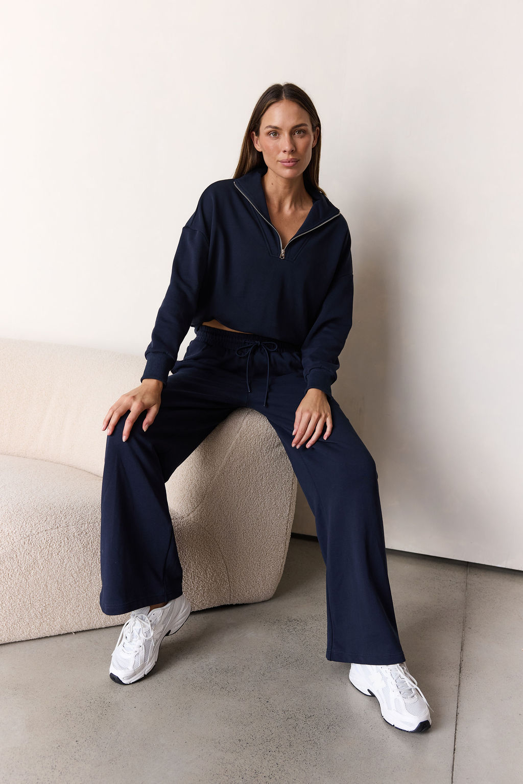 dk active Pants Off Duty Wide Leg Sweatpant Navy