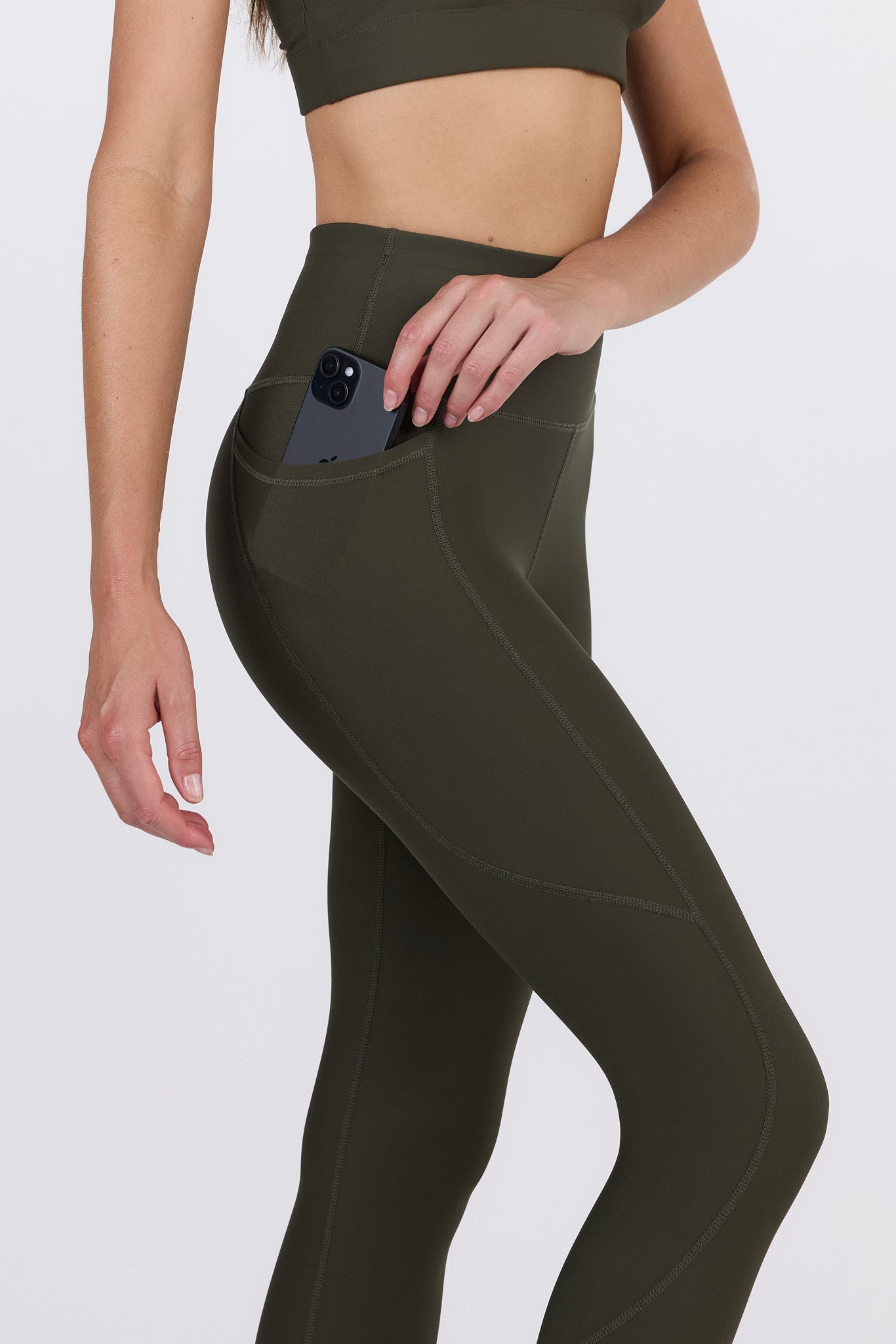 dk active TIGHTS Activate | Next Level 7/8 Tight Khaki
