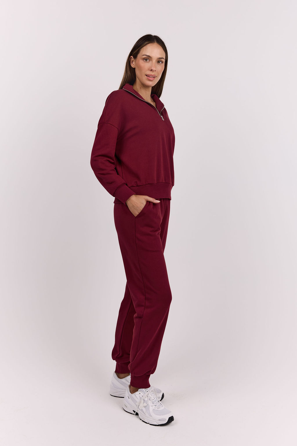 dk active Pants Commotion Cuff Sweatpant Burgundy