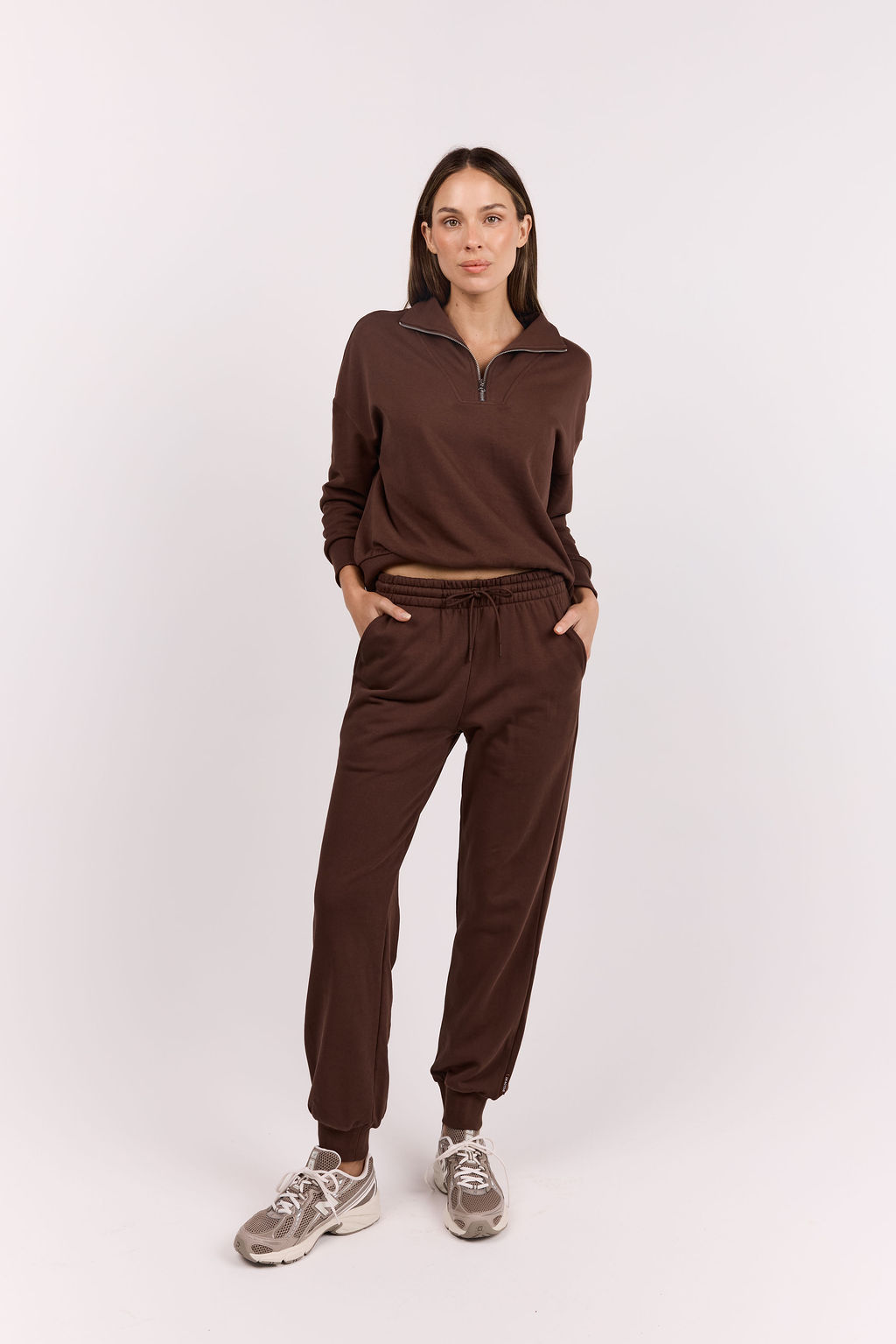 dk active Pants Commotion Cuff Sweatpant Chocolate