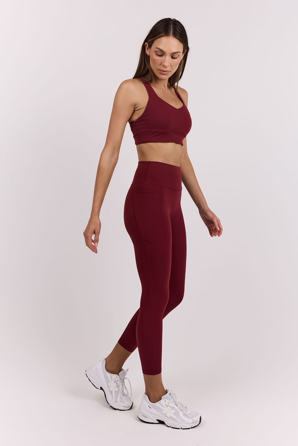 dk active Flares Core Comfort | Elevate 7/8 Tight Burgundy