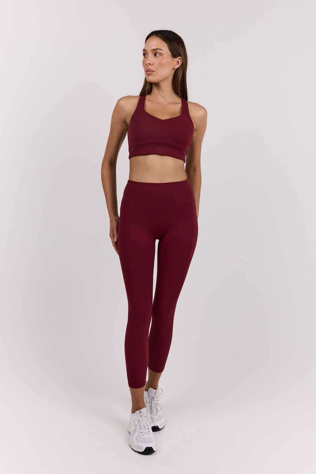 dk active Flares Core Comfort | Elevate 7/8 Tight Burgundy