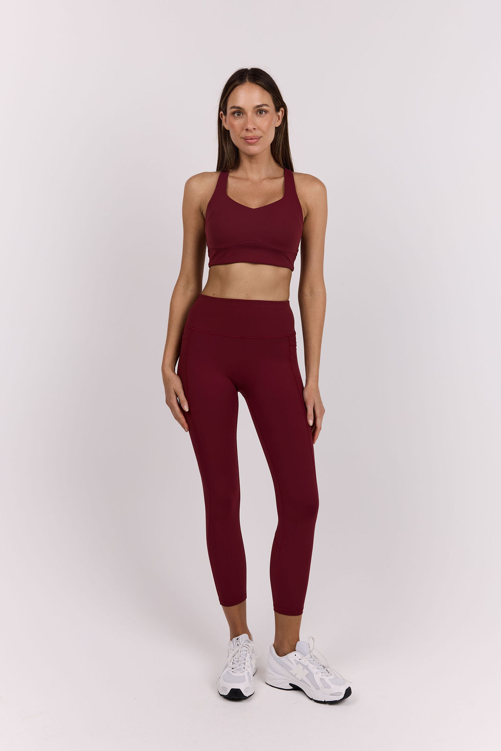 dk active Flares Core Comfort | Elevate 7/8 Tight Burgundy
