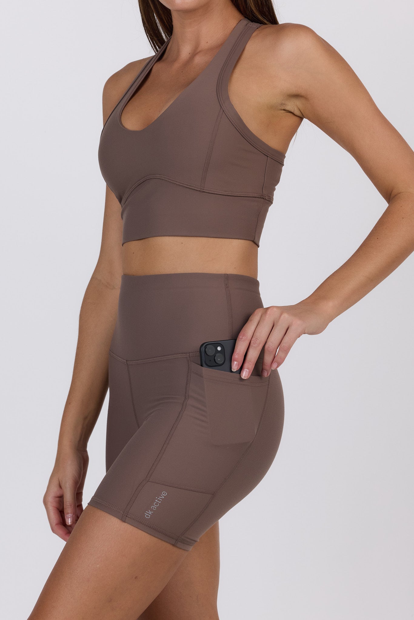 dk active SHORTS Core Comfort | Evolve 5" Short Mocha