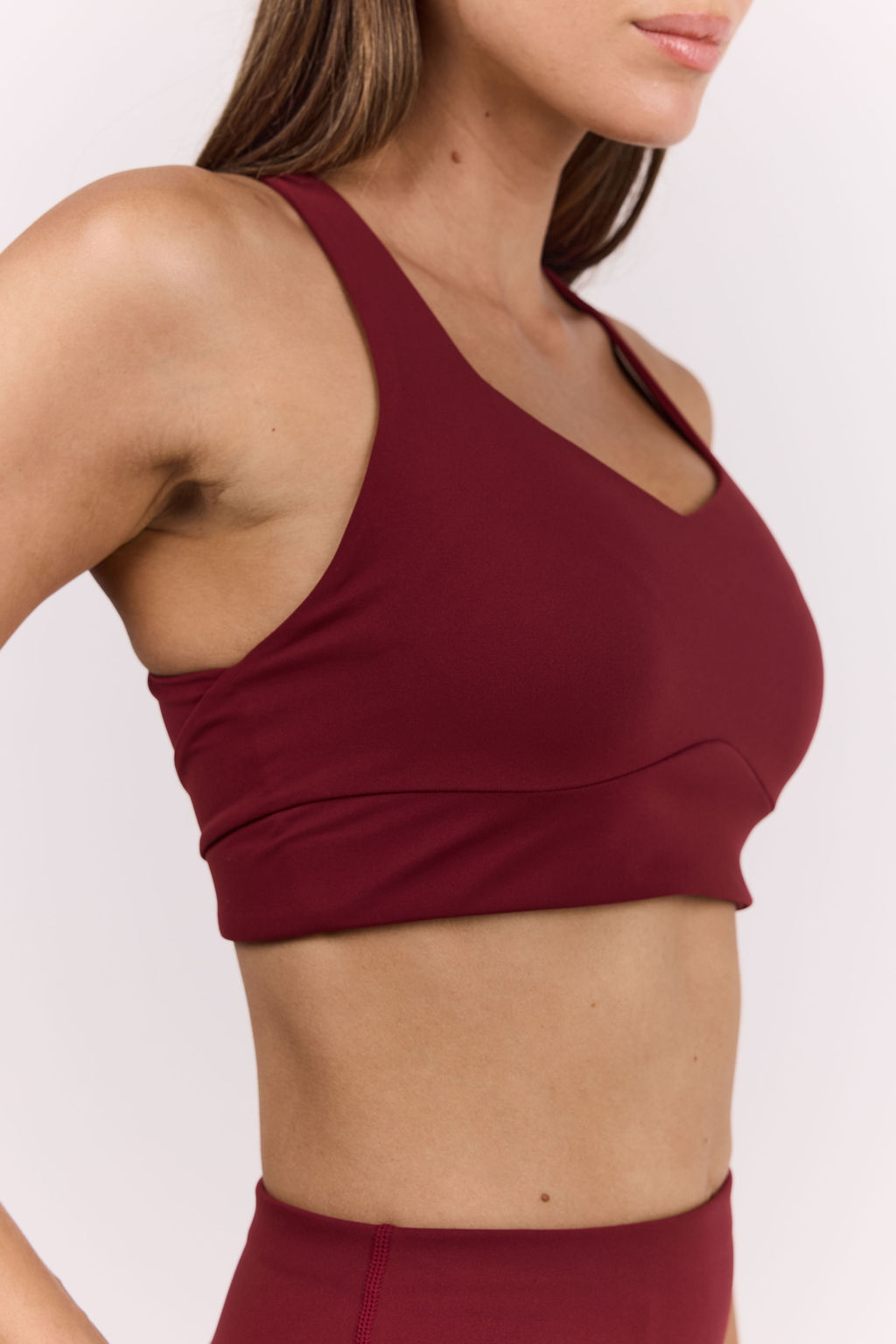 dk active Sports Bras Core Comfort | Hi-Support Bra Burgundy