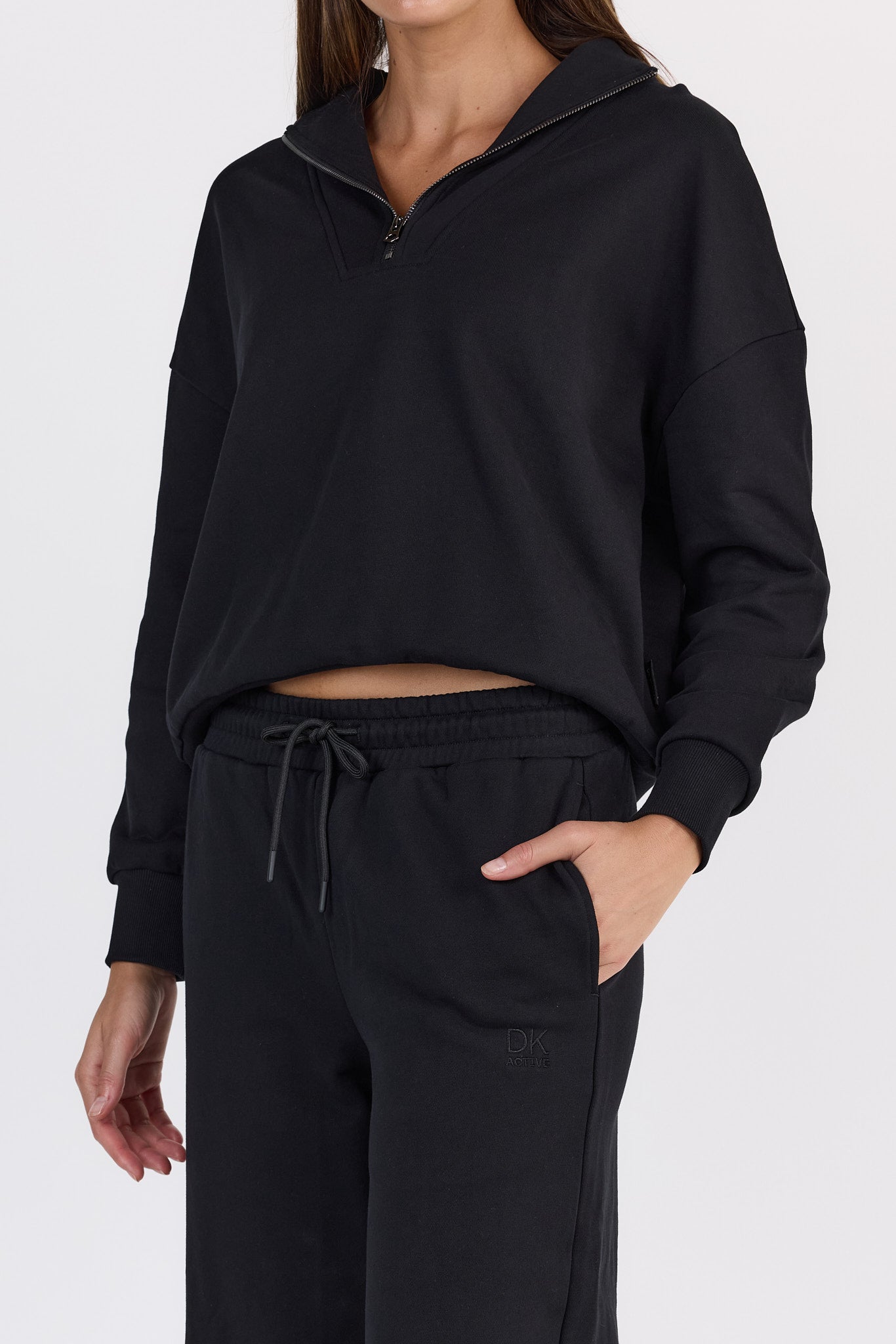 dk active Pants Off Duty Wide Leg Sweatpant Black