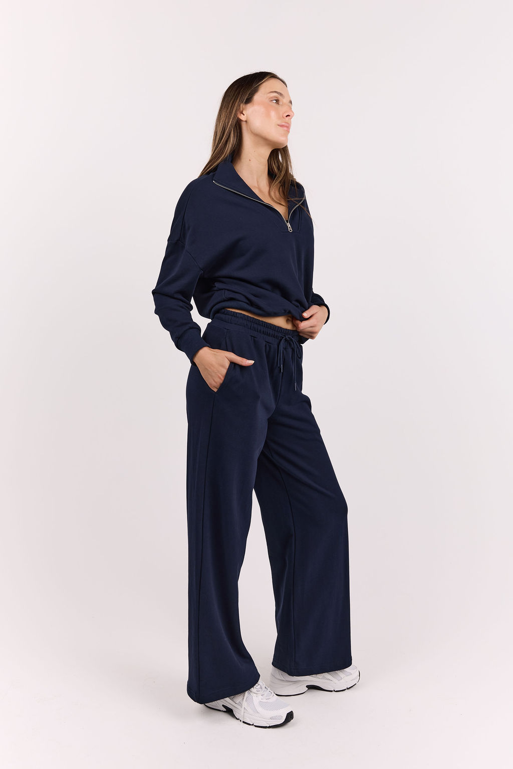 dk active Pants Off Duty Wide Leg Sweatpant Navy