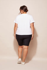 ABMT CURVE TOPS Side Swipe Tee