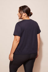 ABMT CURVE TOPS Side Swipe Tee