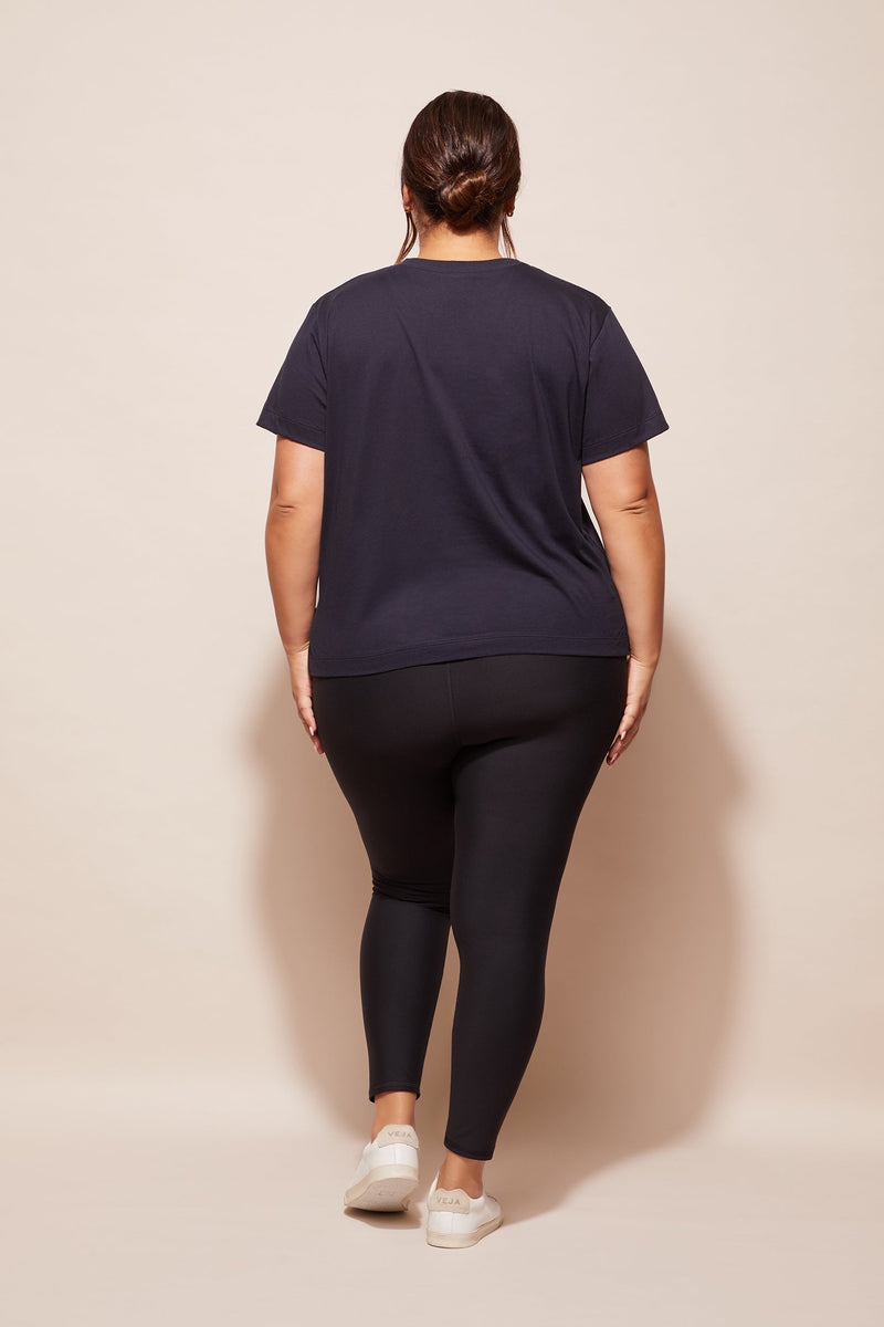 ABMT CURVE TOPS Side Swipe Tee