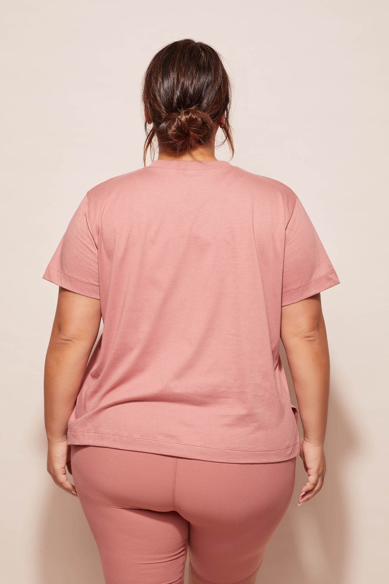 ABMT CURVE TOPS Side Swipe Tee