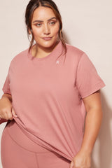 ABMT CURVE TOPS Side Swipe Tee