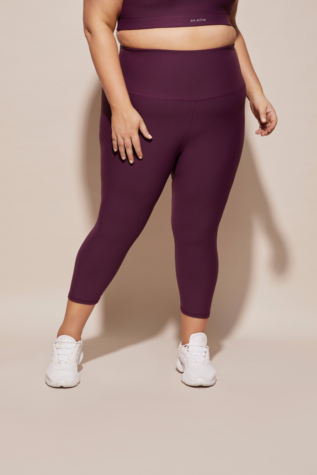 Burgundy Plus Size Leggings 